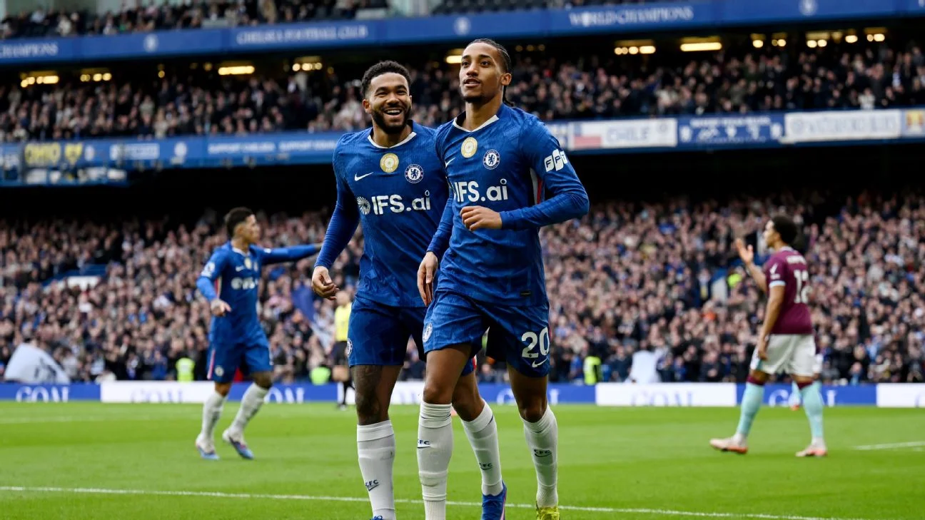 Chelsea regala el empate en el descuento ante Burnley